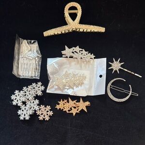 Gold and Silver Hair Accessories
